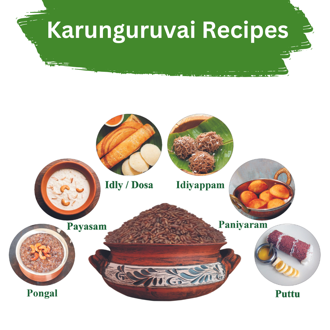 Organic Karunguruvai Rice – Traditional Shield for Immunity & Strength