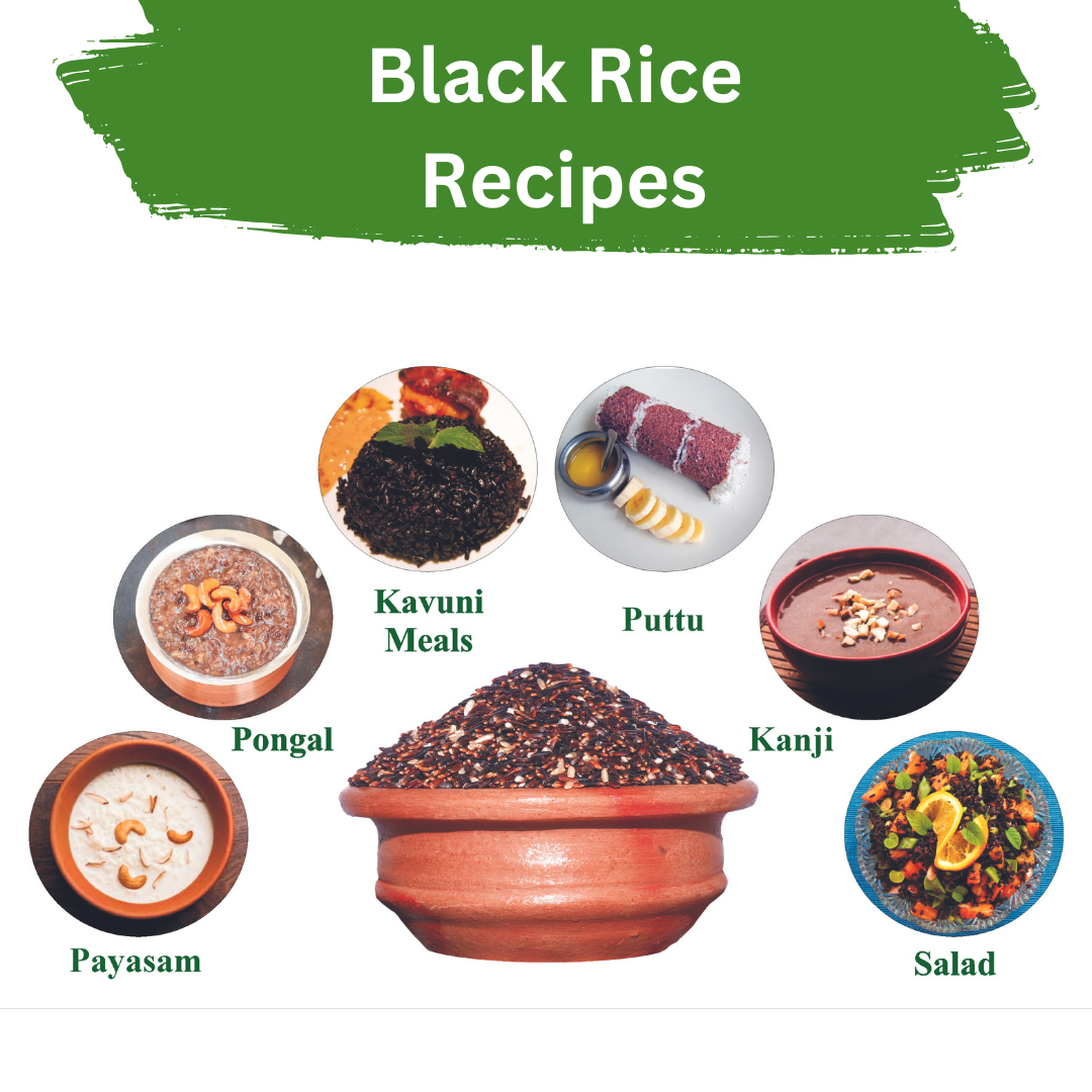 Premium Organic Black Rice – Iron-Rich, Antioxidant Super food Good for Weight Loss