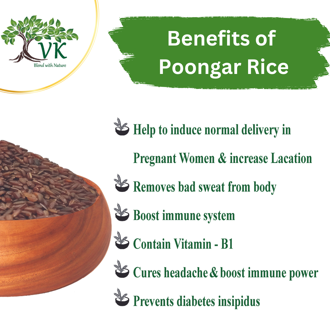 Organic Poongar Rice ( WOMEN's RICE)  – Ancient Women’s Wellness & Hormonal Balance Rice