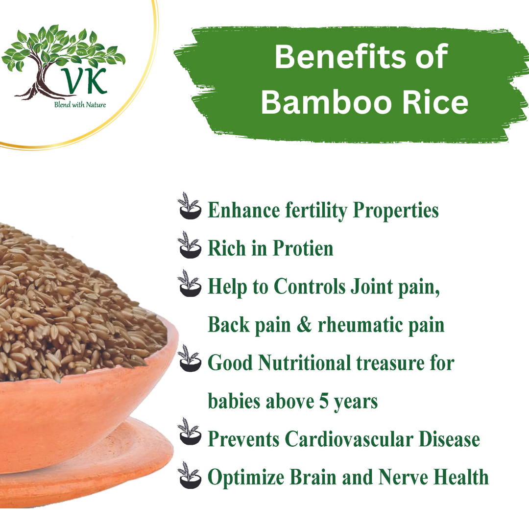 Organic Bamboo Rice – Gluten-Free, High Fiber, Diabetic-Friendly Rice
