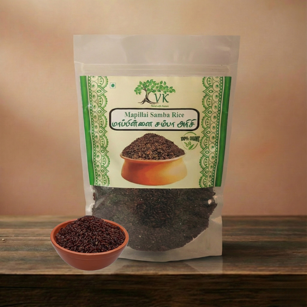Organic Mapillai Samba Rice –Diabetes Friendly ,Traditional Super food for Daily Energy