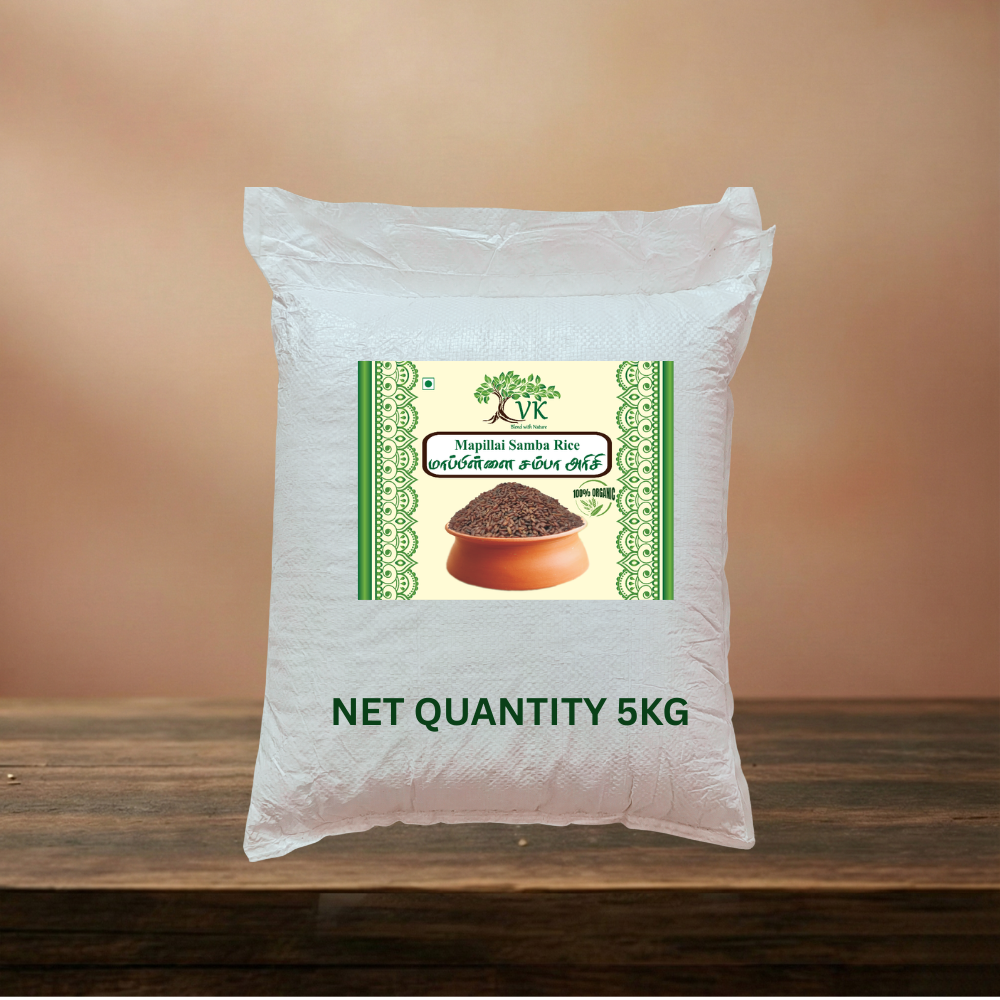 Organic Mapillai Samba Rice –Diabetes Friendly ,Traditional Super food for Daily Energy
