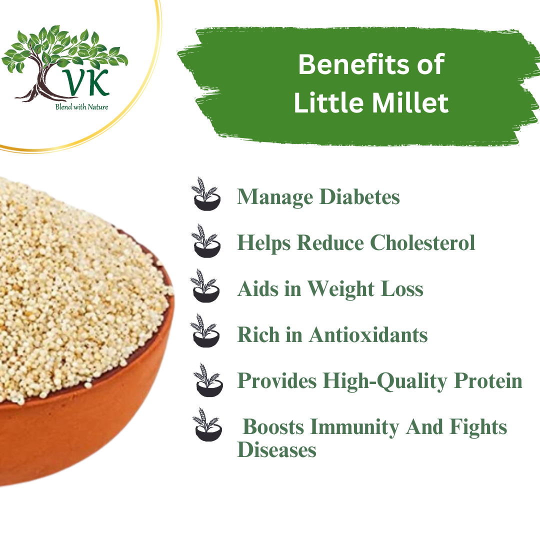 Little Millet – Nutritious, Easy to Digest & Diabetic Friendly
