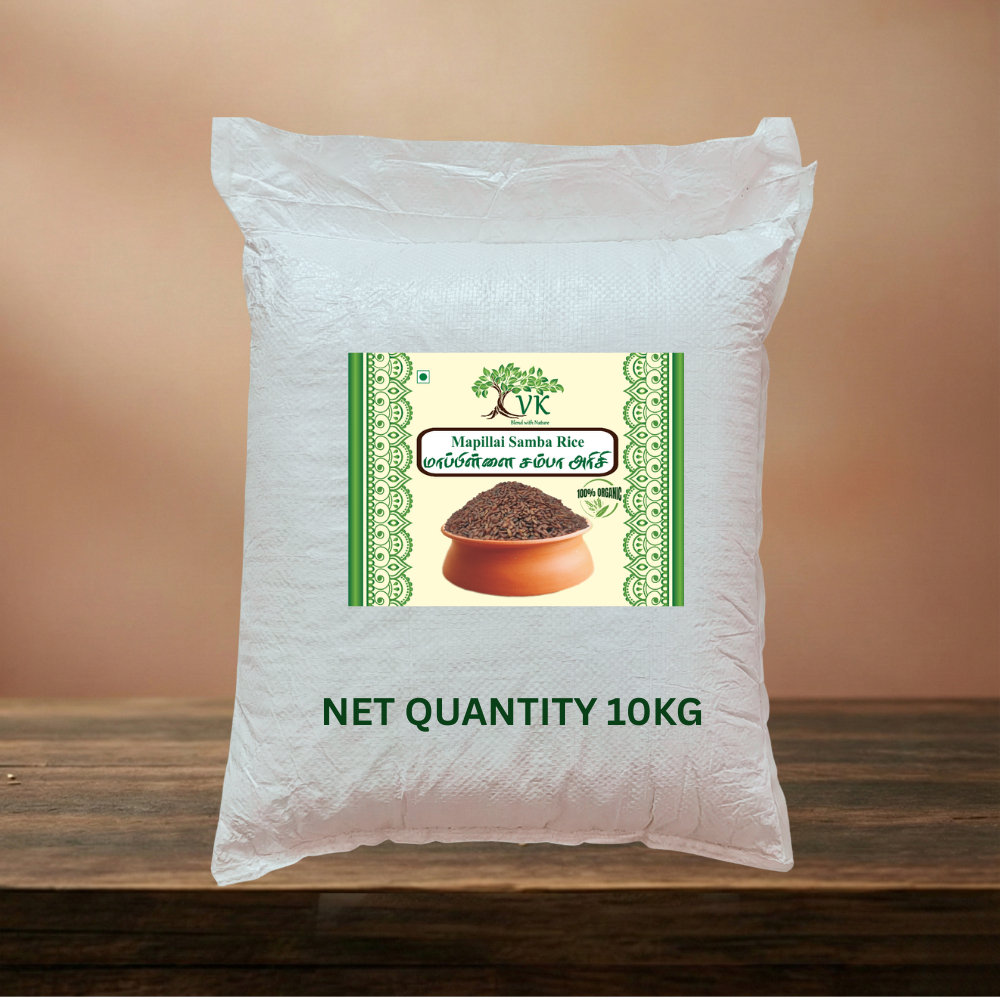 Organic Mapillai Samba Rice –Diabetes Friendly ,Traditional Super food for Daily Energy
