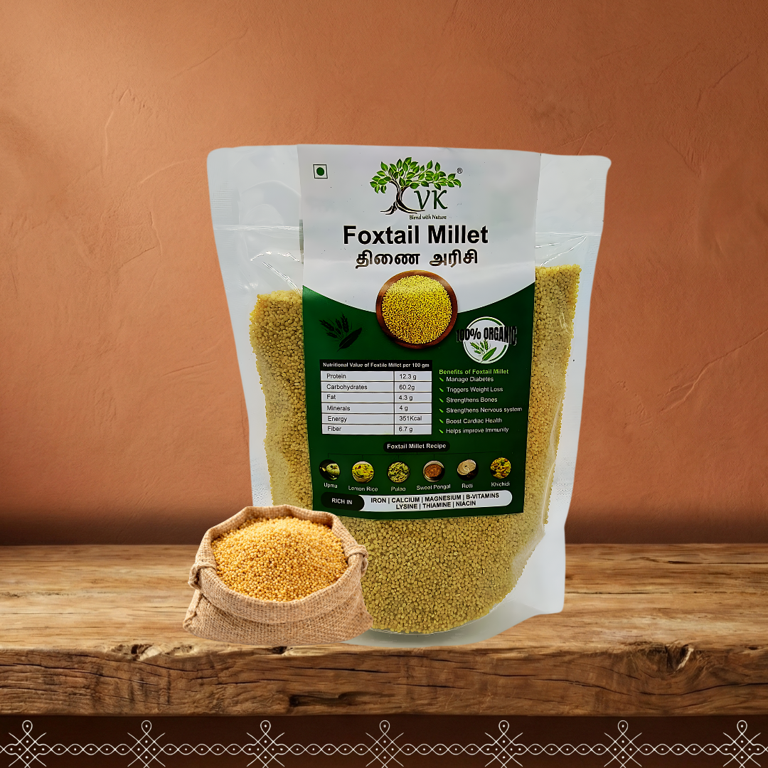 Foxtail Millet | High Fiber, Diabetic Friendly Millet