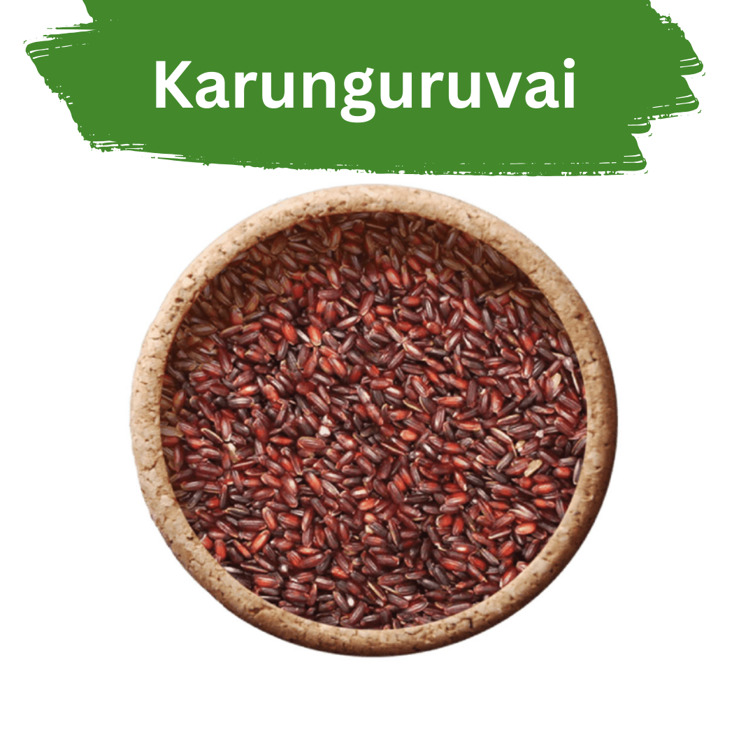 Organic Karunguruvai Rice – Traditional Shield for Immunity & Strength
