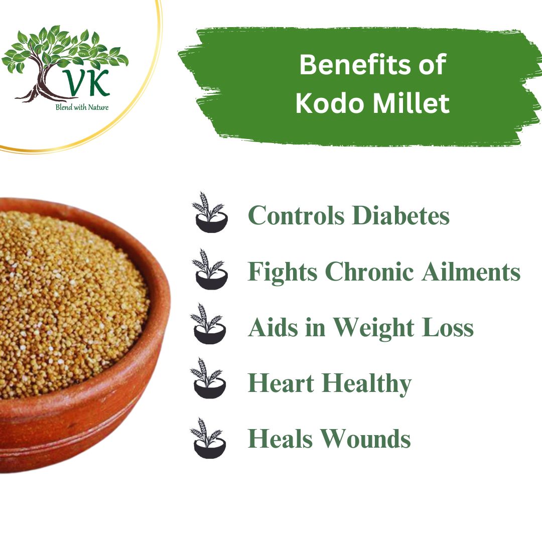 Pure Organic Kodo Millet – Energy, Digestion & Immunity Boosting Grain