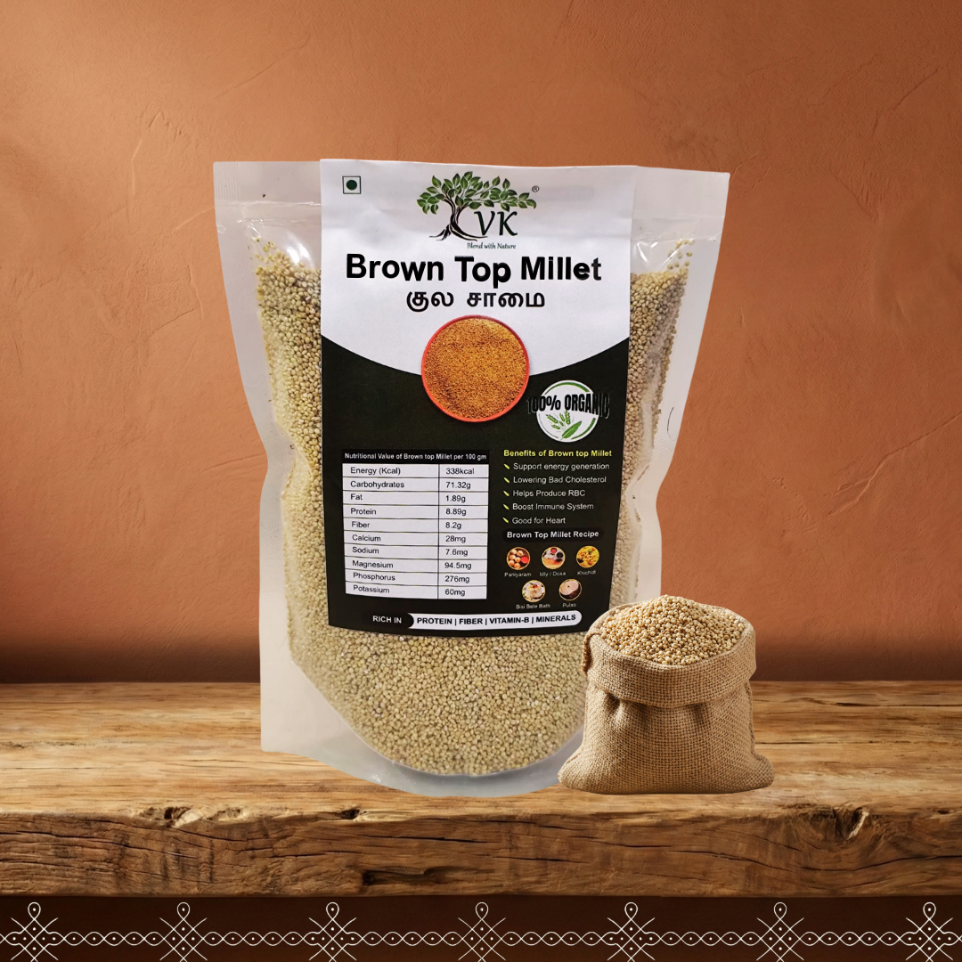 Brown Top Millet – Easy to Digest, High Fiber & Wholesome