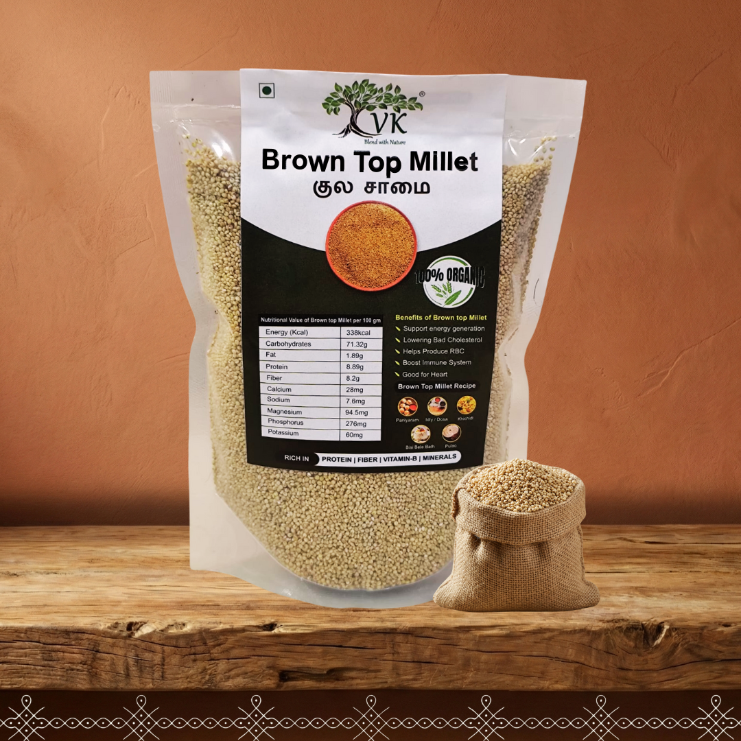 Brown Top Millet – Easy to Digest, High Fiber & Wholesome