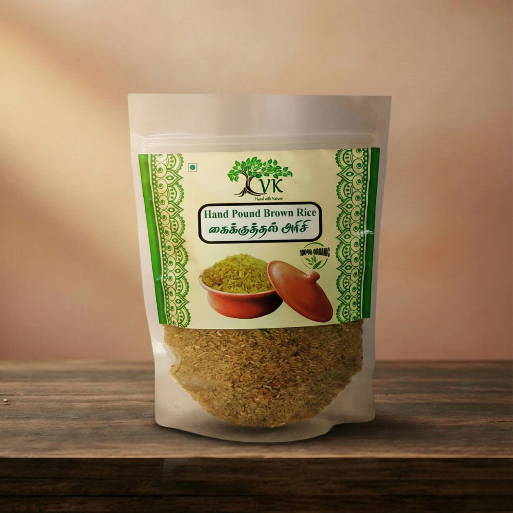 Handpound Rice | Unpolished, Fiber-Rich Daily Rice