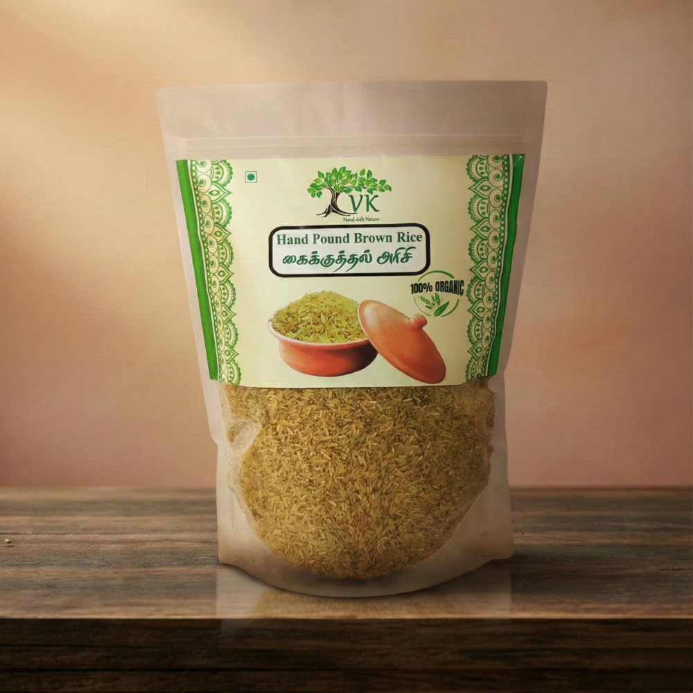 Handpound Rice | Unpolished, Fiber-Rich Daily Rice