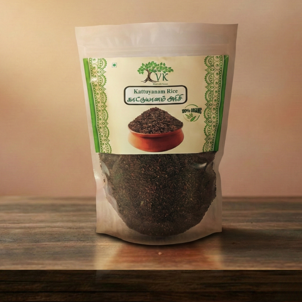 Traditional Organic Kattuyanam Rice – Heart Healthy, Diabetes Friendly