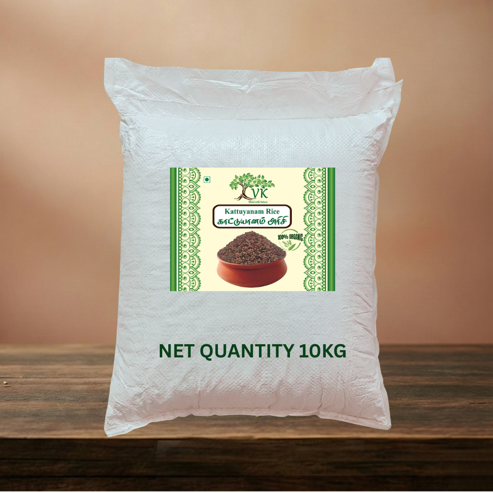 Traditional Organic Kattuyanam Rice – Heart Healthy, Diabetes Friendly