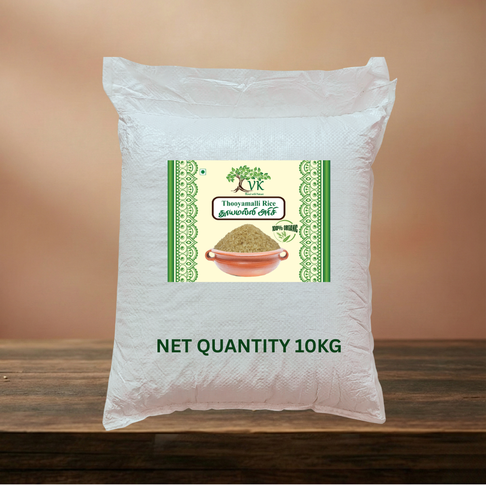 Native Organic Thooyamalli Rice – Diabetic Friendly Everyday Rice