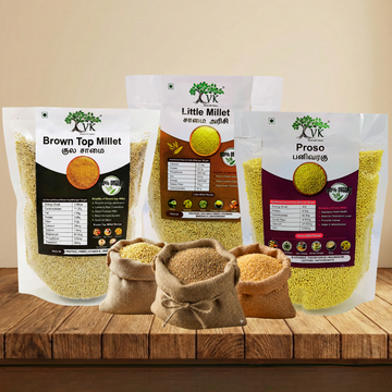 High Protein Wellness Millet Combo – Fiber & Protein Rich