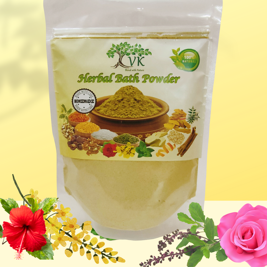 Pure Herbal Bath Powder – Traditional Skin Care