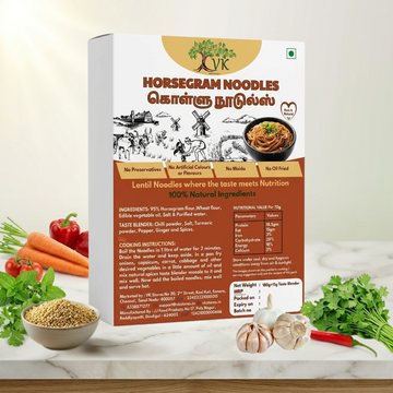 VK Horsegram Noodles (95% Horsegram) – No Maida, Non-Fried, High-Protein Healthy Noodles 180g