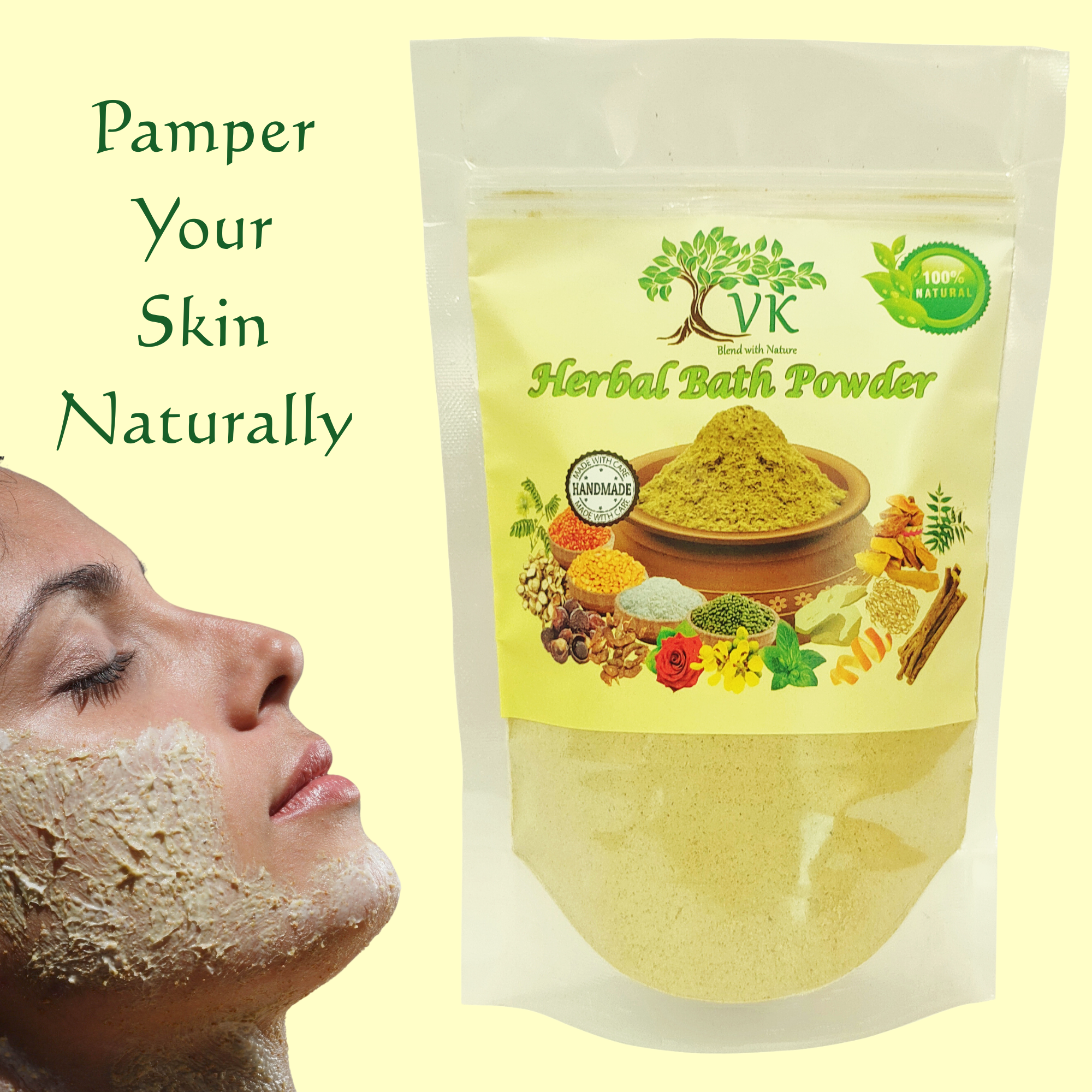 Pure Herbal Bath Powder – Traditional Skin Care