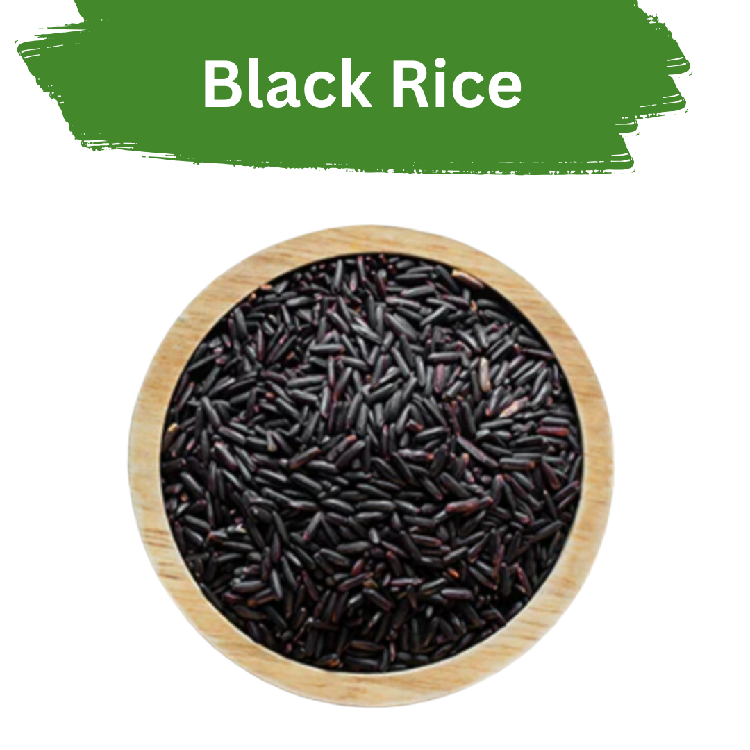 Premium Organic Black Rice – Iron-Rich, Antioxidant Super food Good for Weight Loss