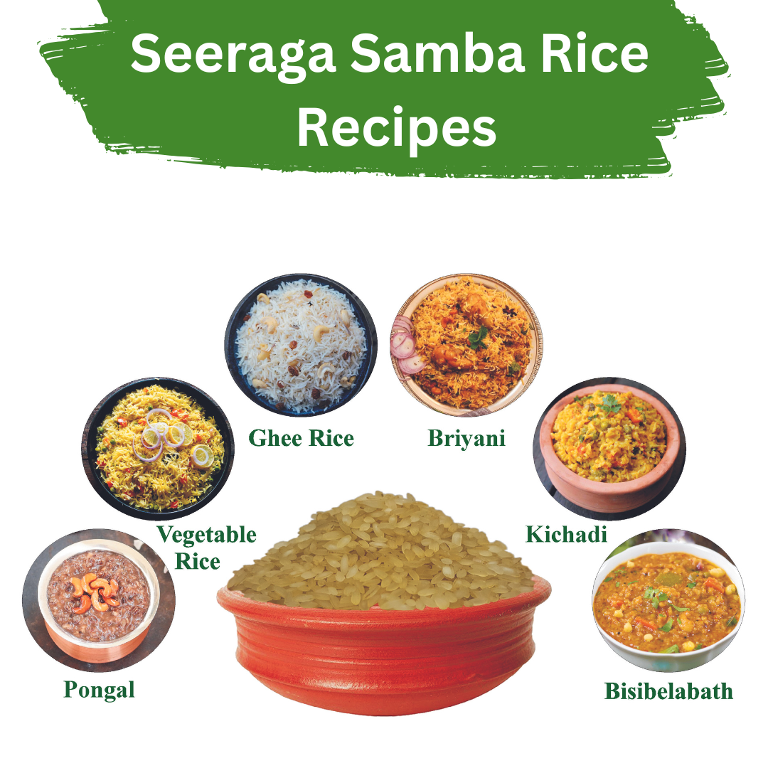 Pure Organic Seeraga Samba Rice – Small Grain, Big Aroma & Nutrition